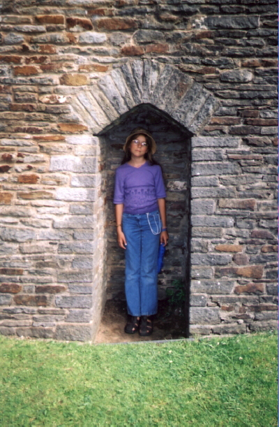 Mary Grace at Caerphilly Castle