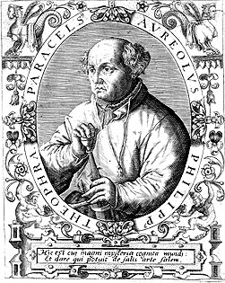 Paracelsus with his famous broadsword