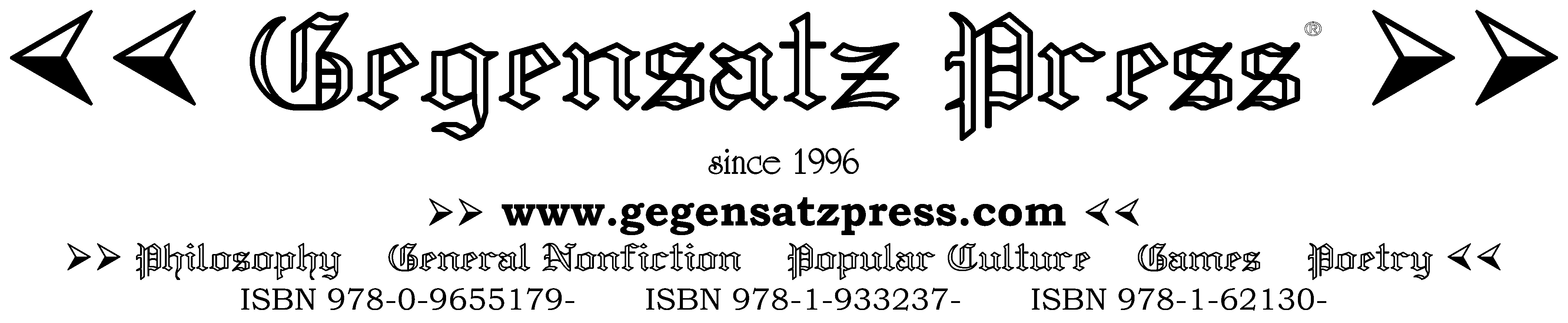 Gegensatz Press - since 1996