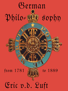 German Philosophy from 1781 to 1889 by Eric v.d. Luft