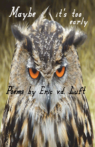 Maybe It's Too Early: Poems by Eric v.d. Luft